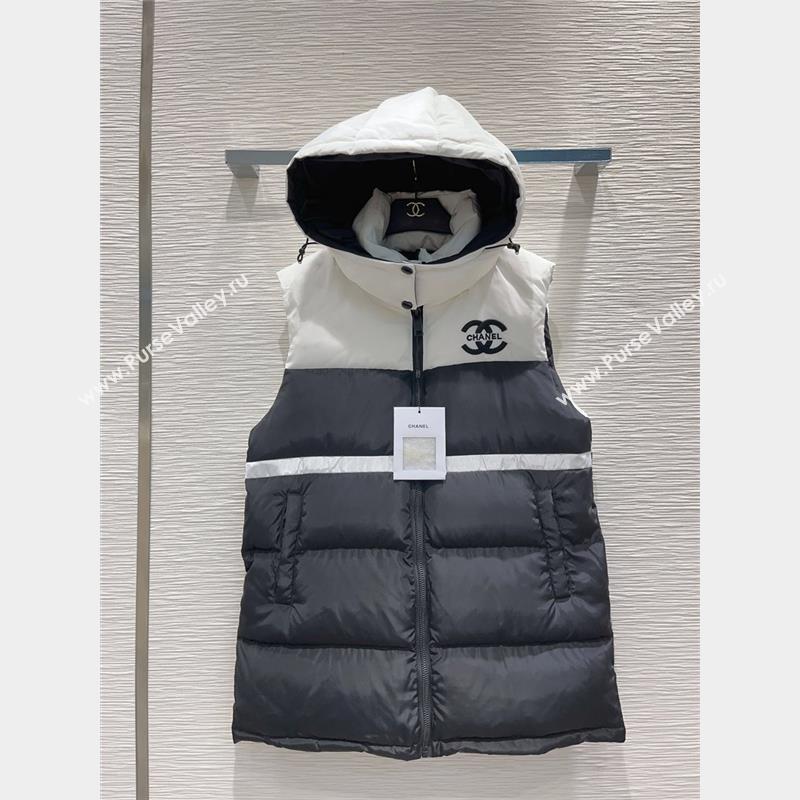 Chanel Down Vest CH102321 Black 2023 (Q-23102321)