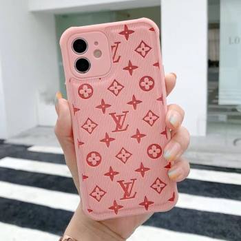 Louis Vuitton Ribbon Monogram iPhone Case Pink 2021 (HY-21082316)