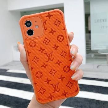 Louis Vuitton Ribbon Monogram iPhone Case Orange 2021 (HY-21082317)