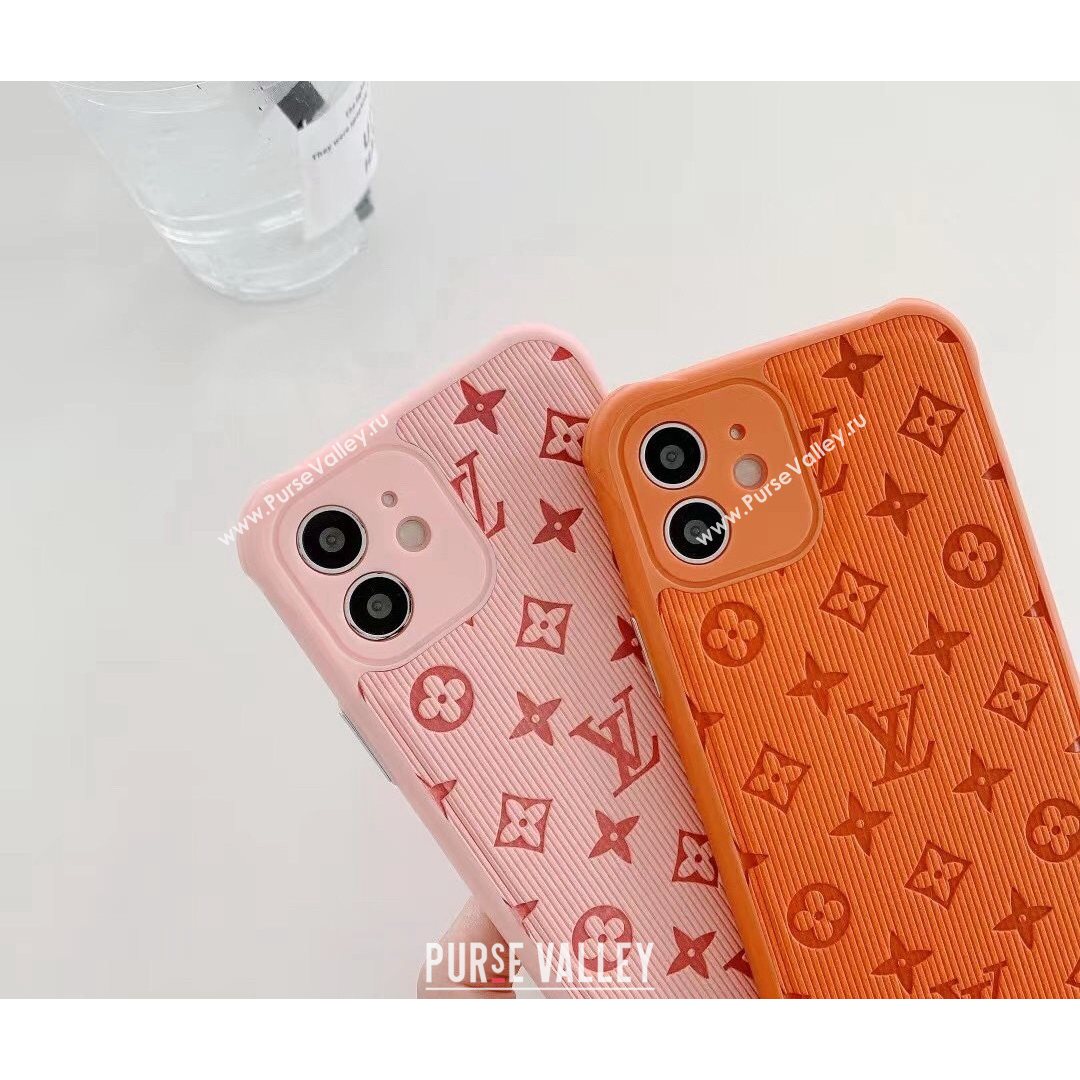 Louis Vuitton Ribbon Monogram iPhone Case Pink 2021 (HY-21082316)