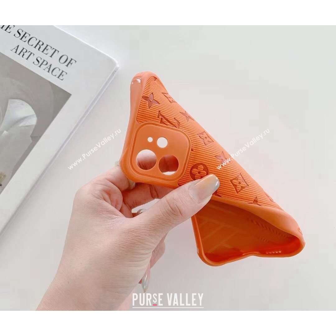 Louis Vuitton Ribbon Monogram iPhone Case Orange 2021 (HY-21082317)