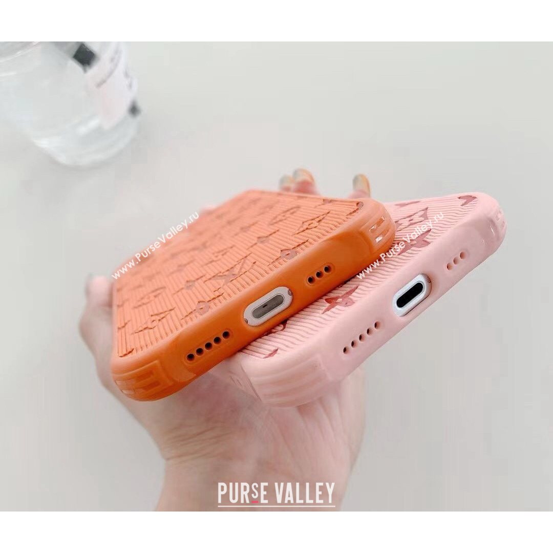 Louis Vuitton Ribbon Monogram iPhone Case Orange 2021 (HY-21082317)
