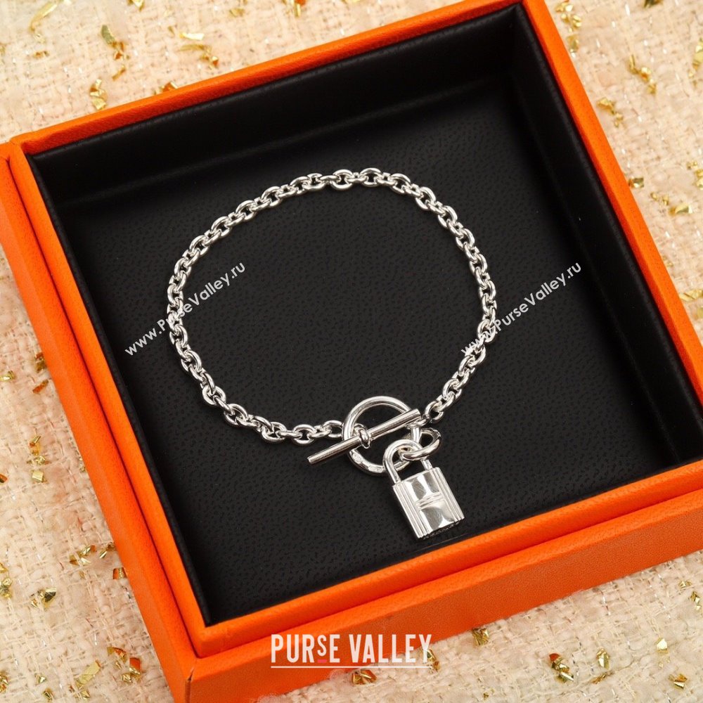 Hermes 925 Silver Bracelet H042613 Silver 2024 (YF-24042613)