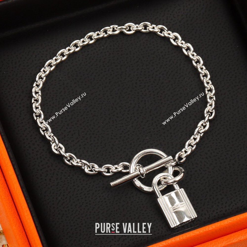 Hermes 925 Silver Bracelet H042613 Silver 2024 (YF-24042613)