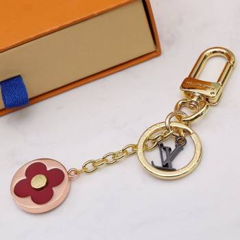 Louis Vuitton Flash Flower Bag Charm and Key Holder Gold/Silver/Red 2021 04 (HY-21082323)