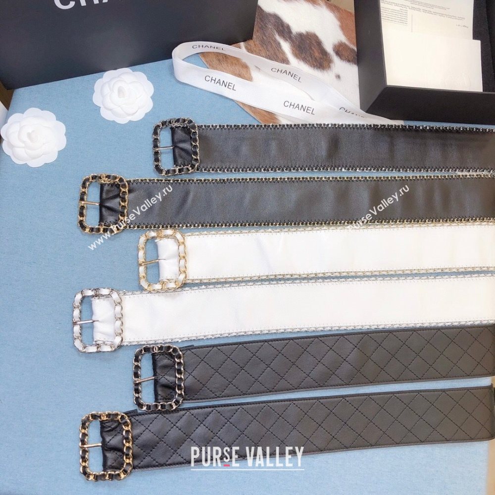 Chanel Lambskin Belt 50mm with Framed Buckle 2020 (99-20111801)