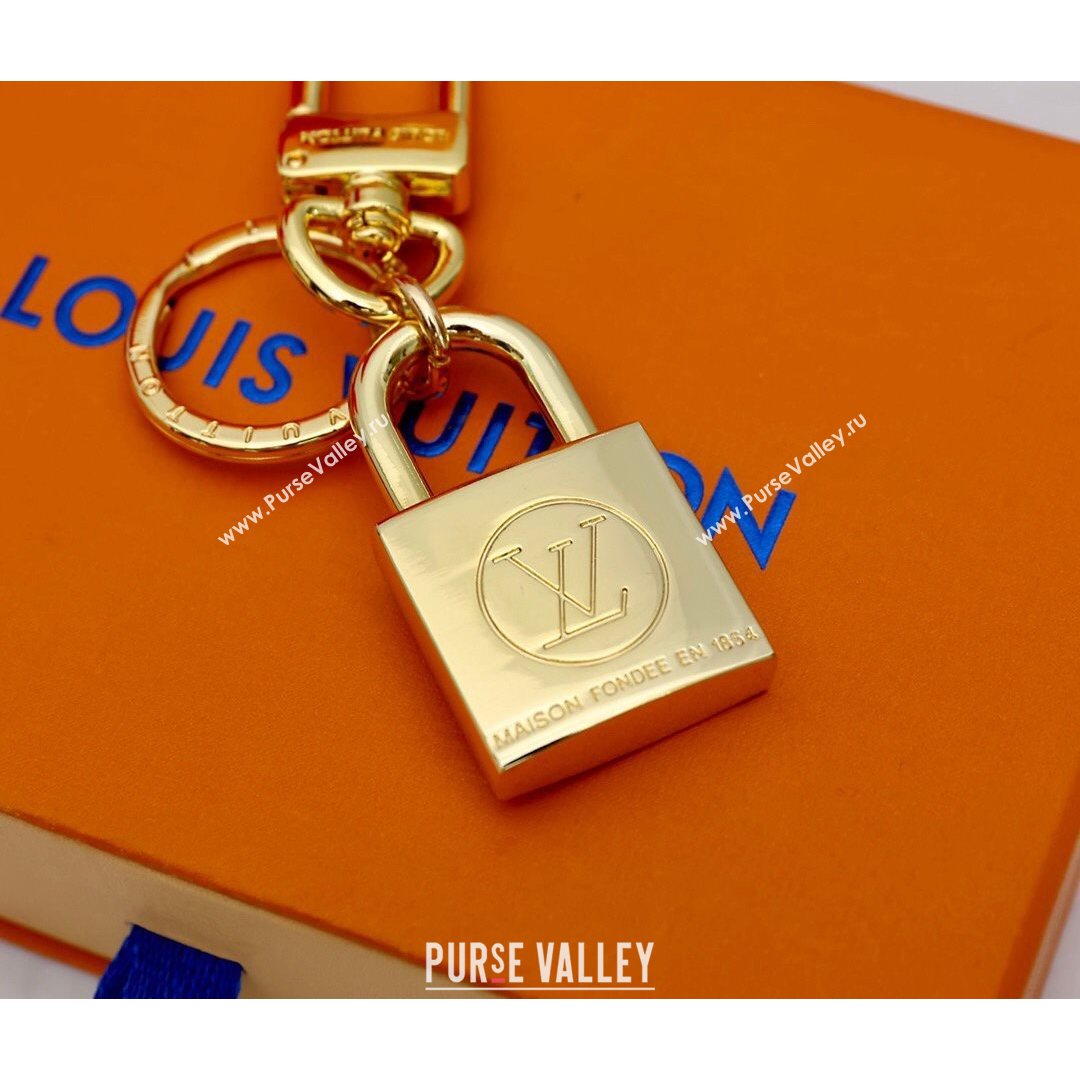 Louis Vuitton LV Nanogram Bag Charm and Key Holder Gold/Silver 2021 07 (HY-21082325)