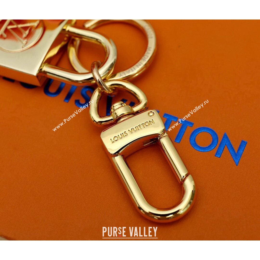 Louis Vuitton LV Nanogram Bag Charm and Key Holder Gold/Silver 2021 07 (HY-21082325)