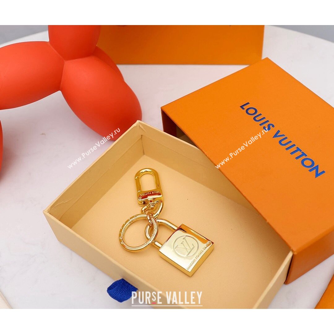 Louis Vuitton LV Nanogram Bag Charm and Key Holder Gold/Silver 2021 07 (HY-21082325)