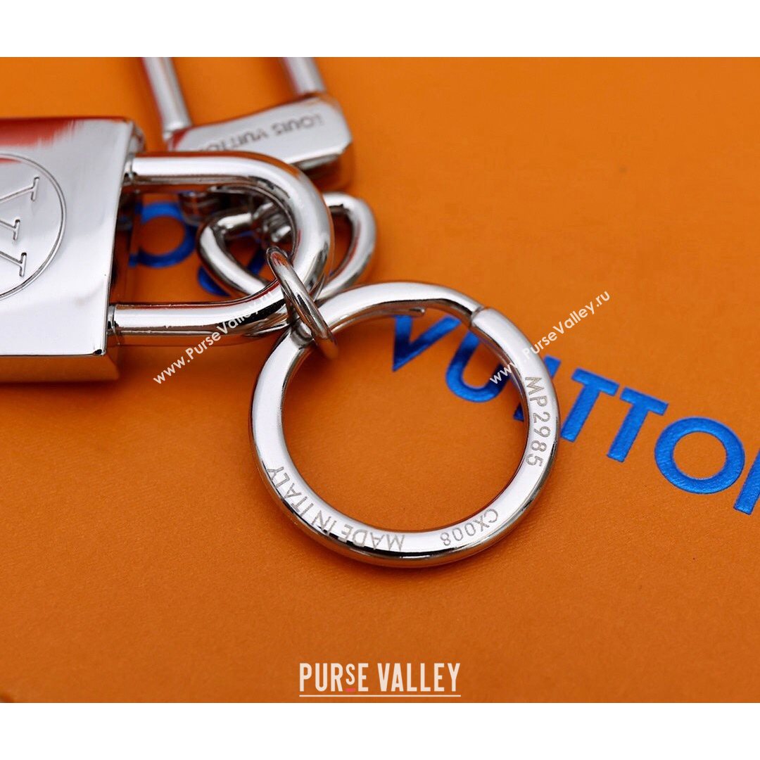 Louis Vuitton LV Nanogram Bag Charm and Key Holder Gold/Silver 2021 07 (HY-21082325)