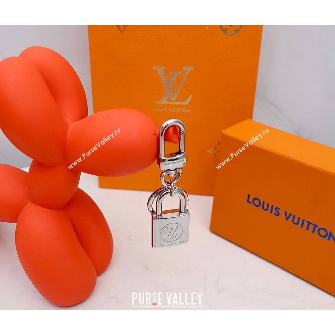 Louis Vuitton LV Nanogram Bag Charm and Key Holder Gold/Silver 2021 07 (HY-21082325)