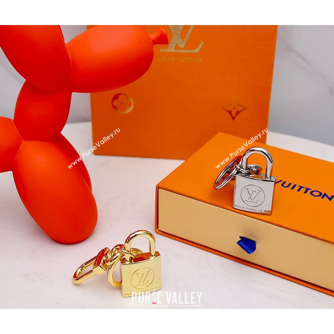 Louis Vuitton LV Nanogram Bag Charm and Key Holder Gold/Silver 2021 07 (HY-21082325)