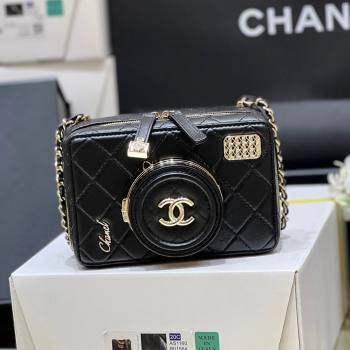 Chanel Lambskin Camera Bag AS4817 Black 2024 Top Quality (SHUNY-24112101)