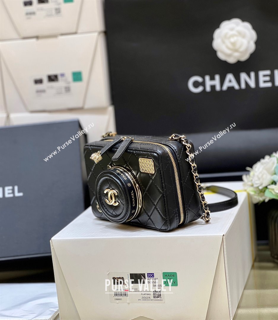 Chanel Lambskin Camera Bag AS4817 Black 2024 Top Quality (SHUNY-24112101)