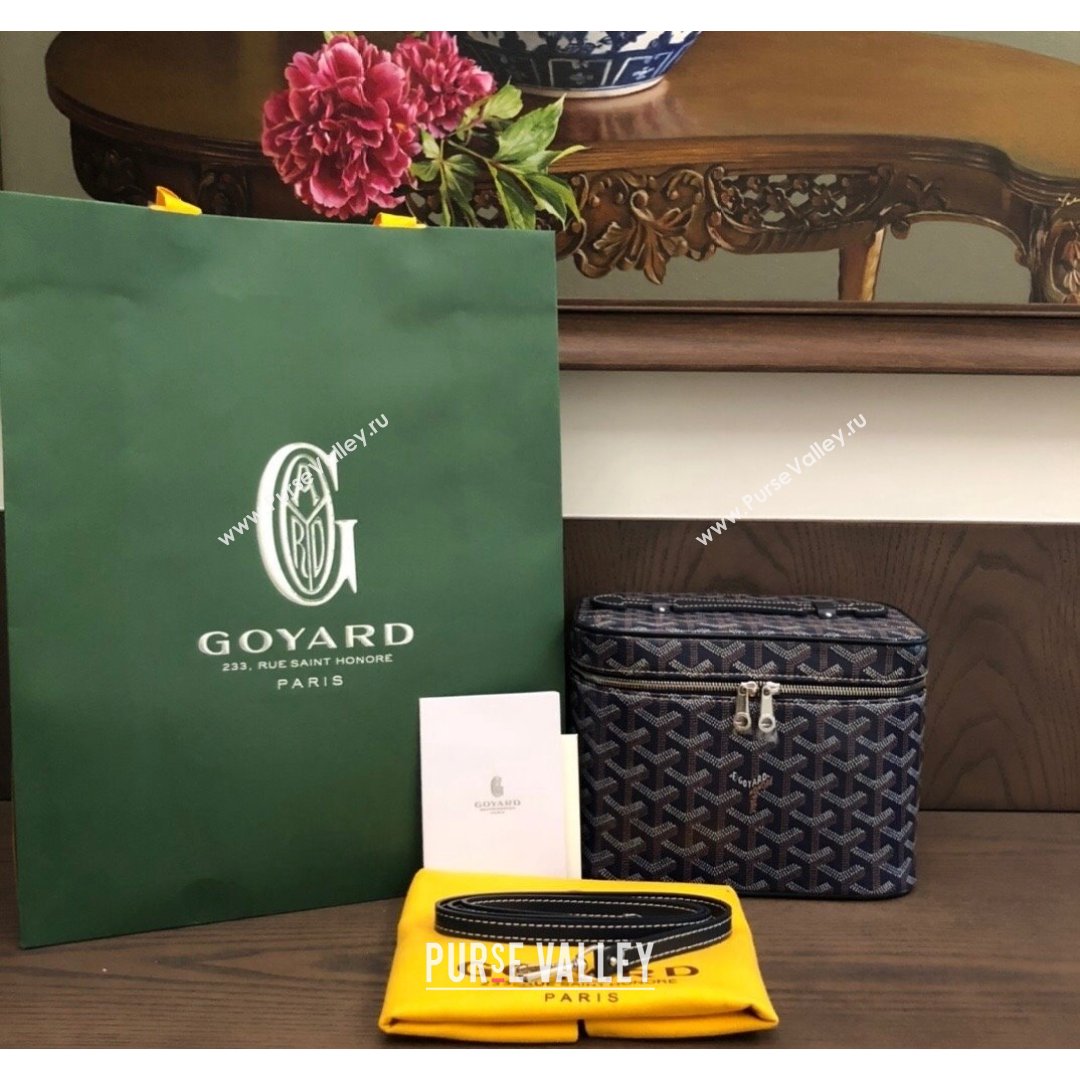 Goyard Muse Vanity Case Navy Blue 2021 (LMGY-21091413)