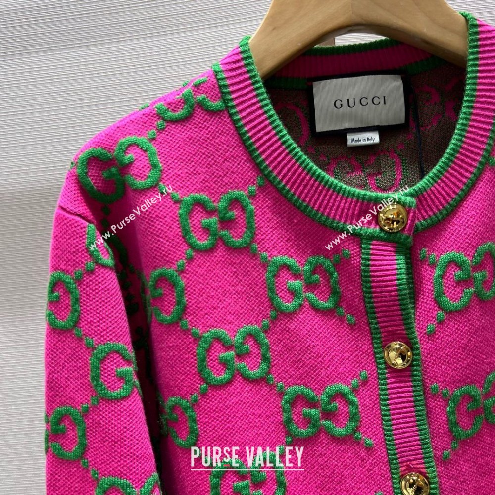 Gucci GG Cardigan G102334 Rosy 2023 (Q-23102334)