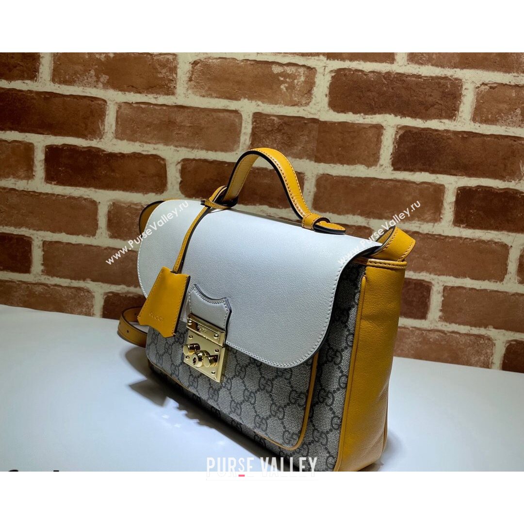 Gucci Padlock Mini Bag ‎658487 White 2021 (DLH-21072635)