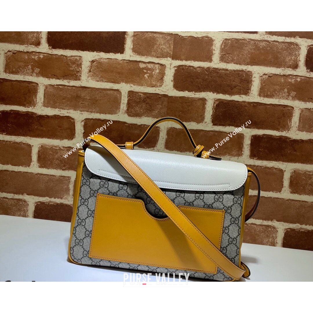 Gucci Padlock Mini Bag ‎658487 White 2021 (DLH-21072635)