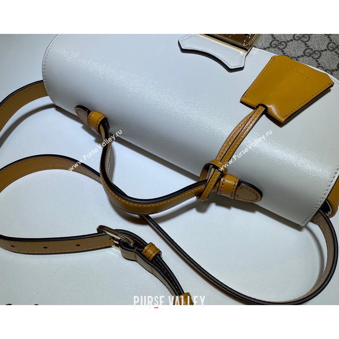 Gucci Padlock Mini Bag ‎658487 White 2021 (DLH-21072635)