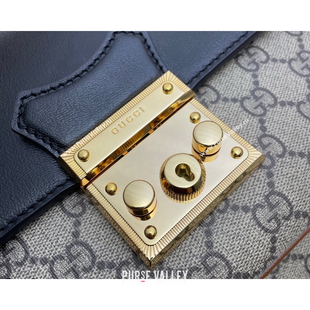 Gucci Padlock Mini Bag ‎658487 Black 2021 (DLH-21072634)