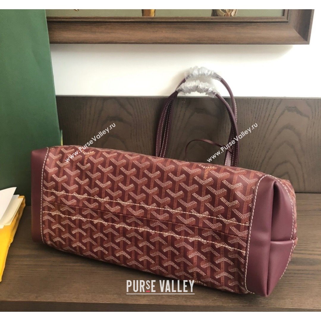 Goyard Bellechasse Biaude Tote Bag PM Burgundy 2021 (LMGY-21091415)