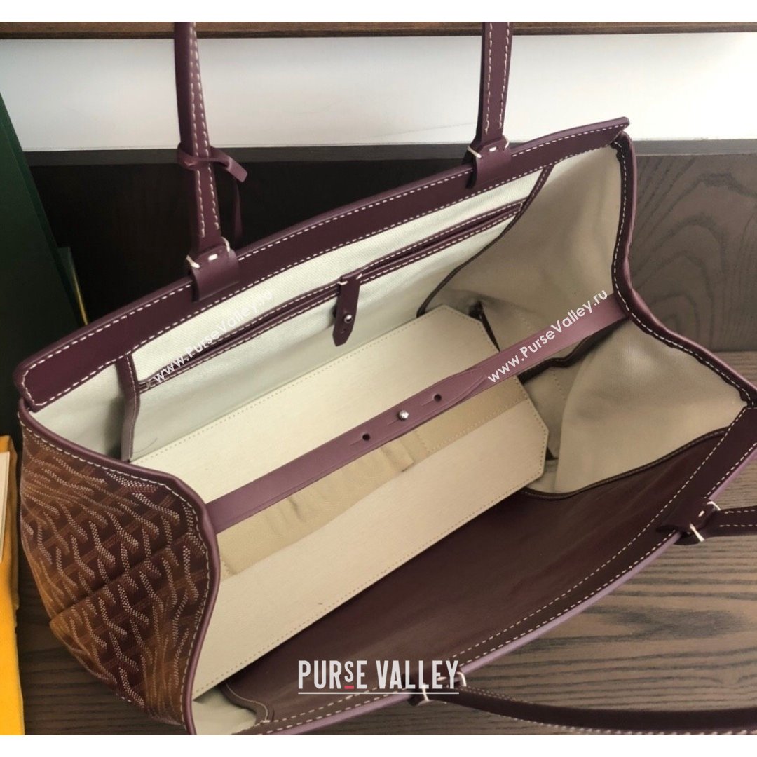Goyard Bellechasse Biaude Tote Bag PM Burgundy 2021 (LMGY-21091415)