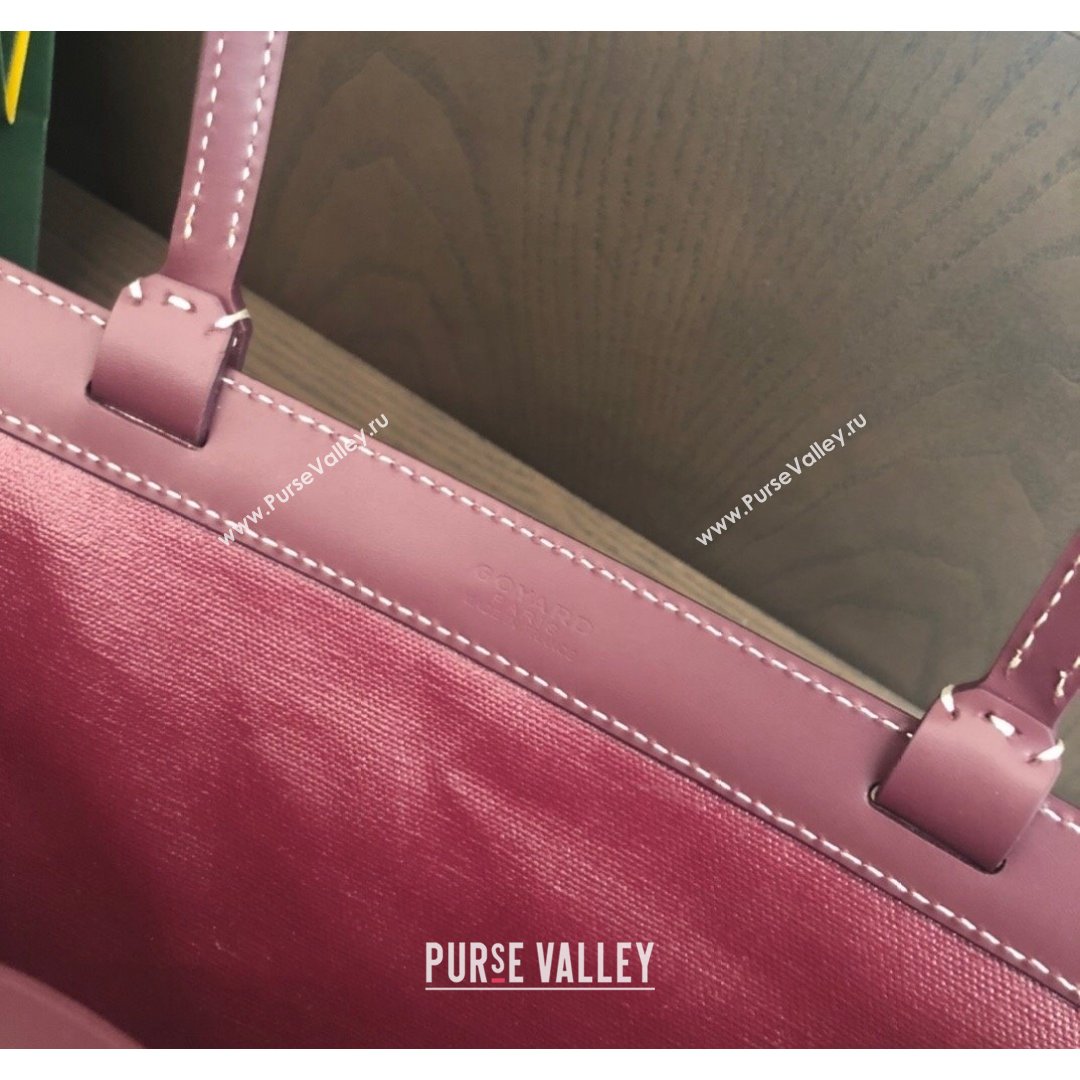 Goyard Bellechasse Biaude Tote Bag PM Burgundy 2021 (LMGY-21091415)