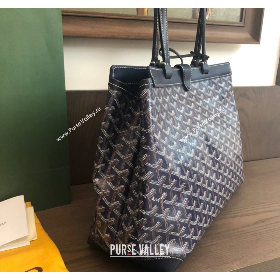 Goyard Bellechasse Biaude Tote Bag PM Navy Blue 2021 (LMGY-21091417)