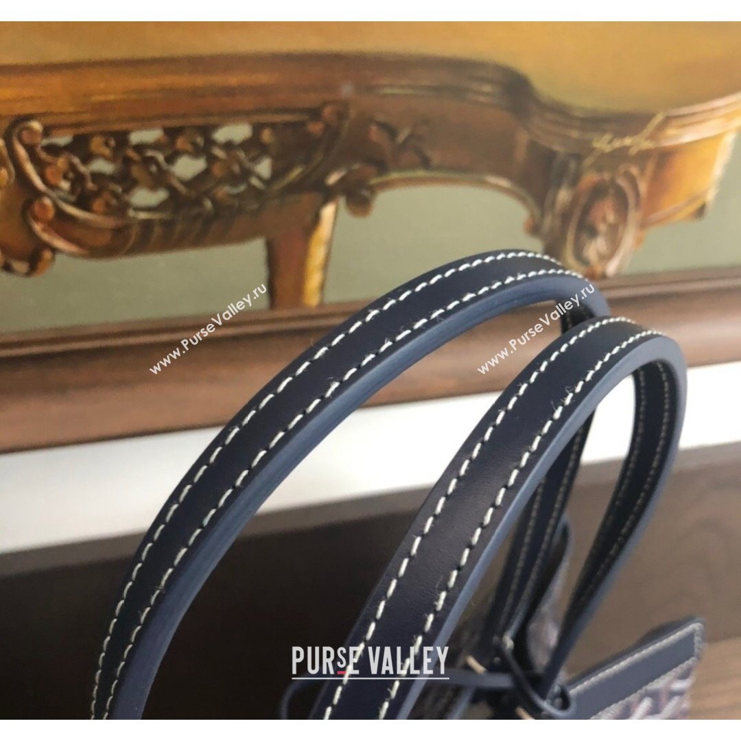 Goyard Bellechasse Biaude Tote Bag PM Navy Blue 2021 (LMGY-21091417)