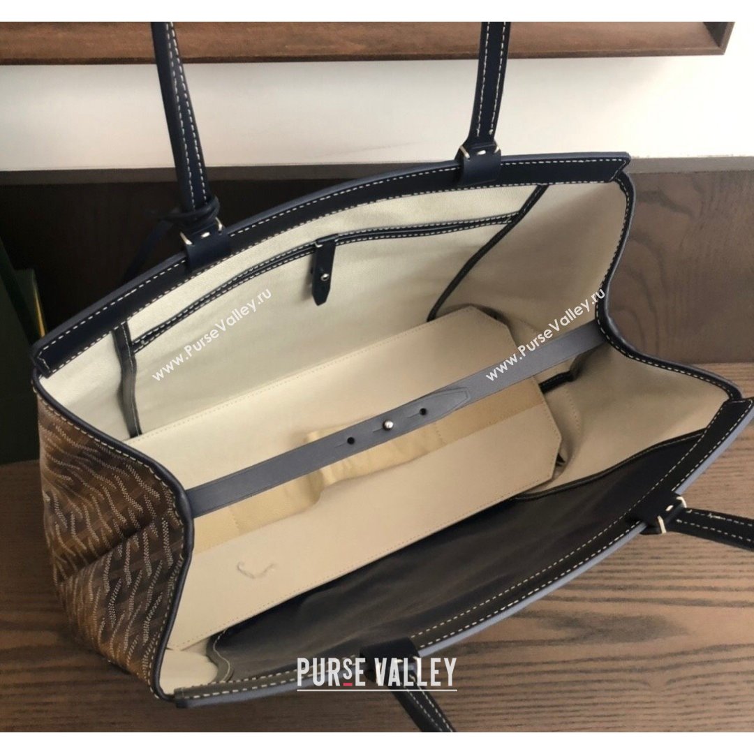 Goyard Bellechasse Biaude Tote Bag PM Navy Blue 2021 (LMGY-21091417)