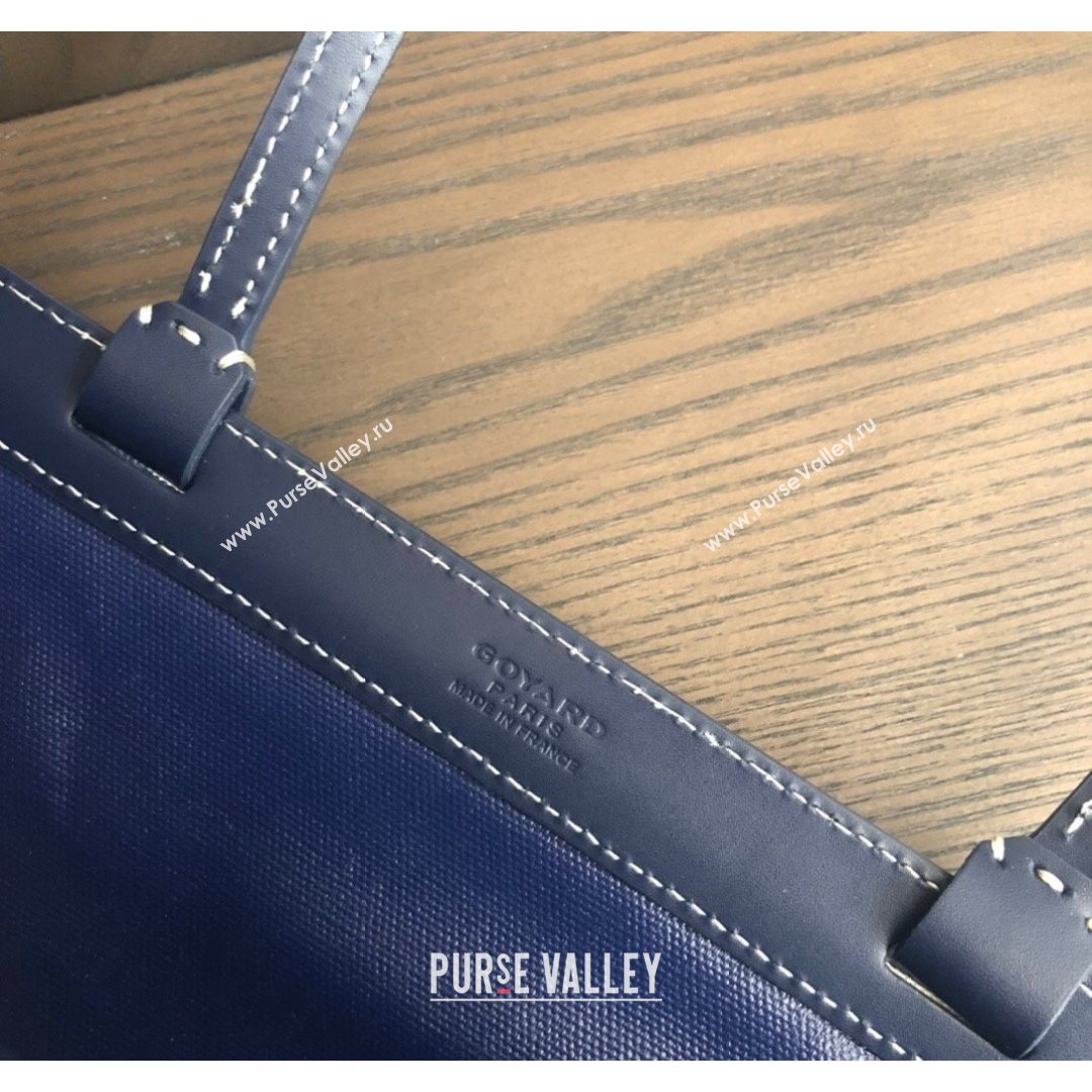 Goyard Bellechasse Biaude Tote Bag PM Navy Blue 2021 (LMGY-21091417)