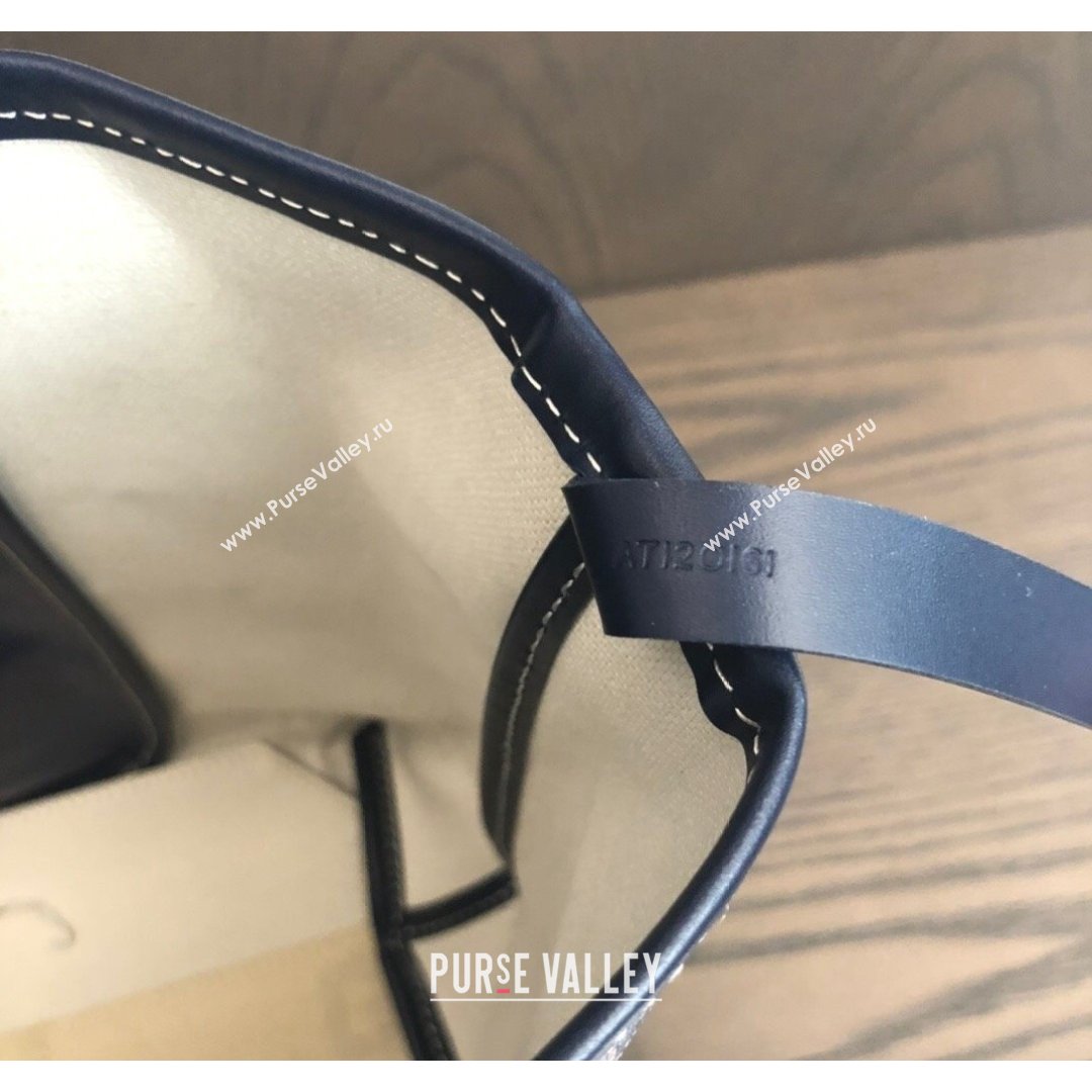 Goyard Bellechasse Biaude Tote Bag PM Navy Blue 2021 (LMGY-21091417)