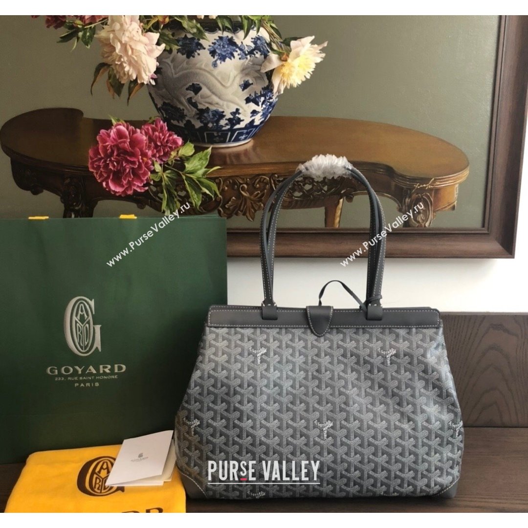 Goyard Bellechasse Biaude Tote Bag PM Grey 2021 (LMGY-21091418)