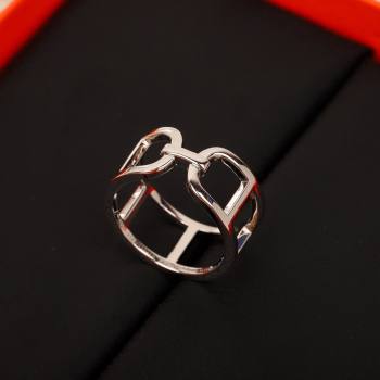 Hermes 925 Silver Ring H62515 Silver 2024 (YF-24062515)