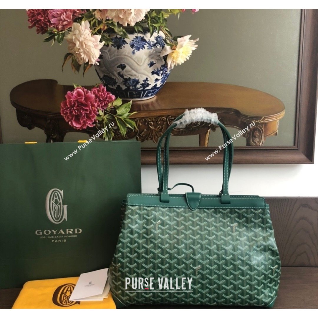 Goyard Bellechasse Biaude Tote Bag PM Green 2021 (LMGY-21091419)