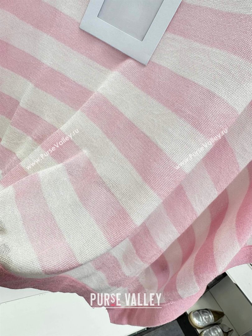 Chanel Knit Top CH042710 Pink 2024 (Q-24042710)