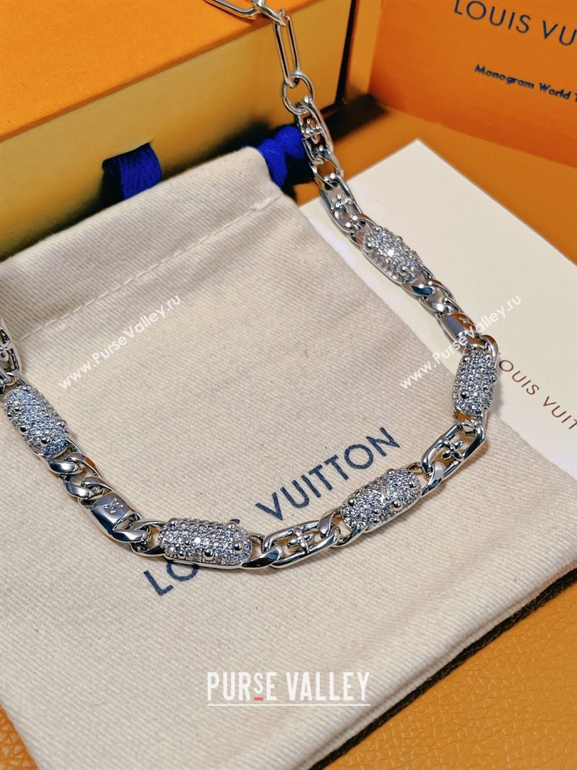 Louis Vuitton Constellation Necklace LV62522 Silver 2024 (YF-24062522)