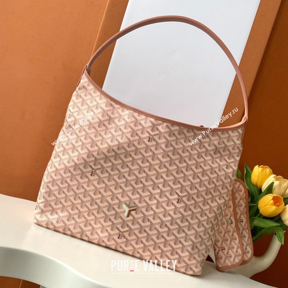 Goyard Boheme Hobo Bag Pearly Pink 2024 (ZH-24112106)