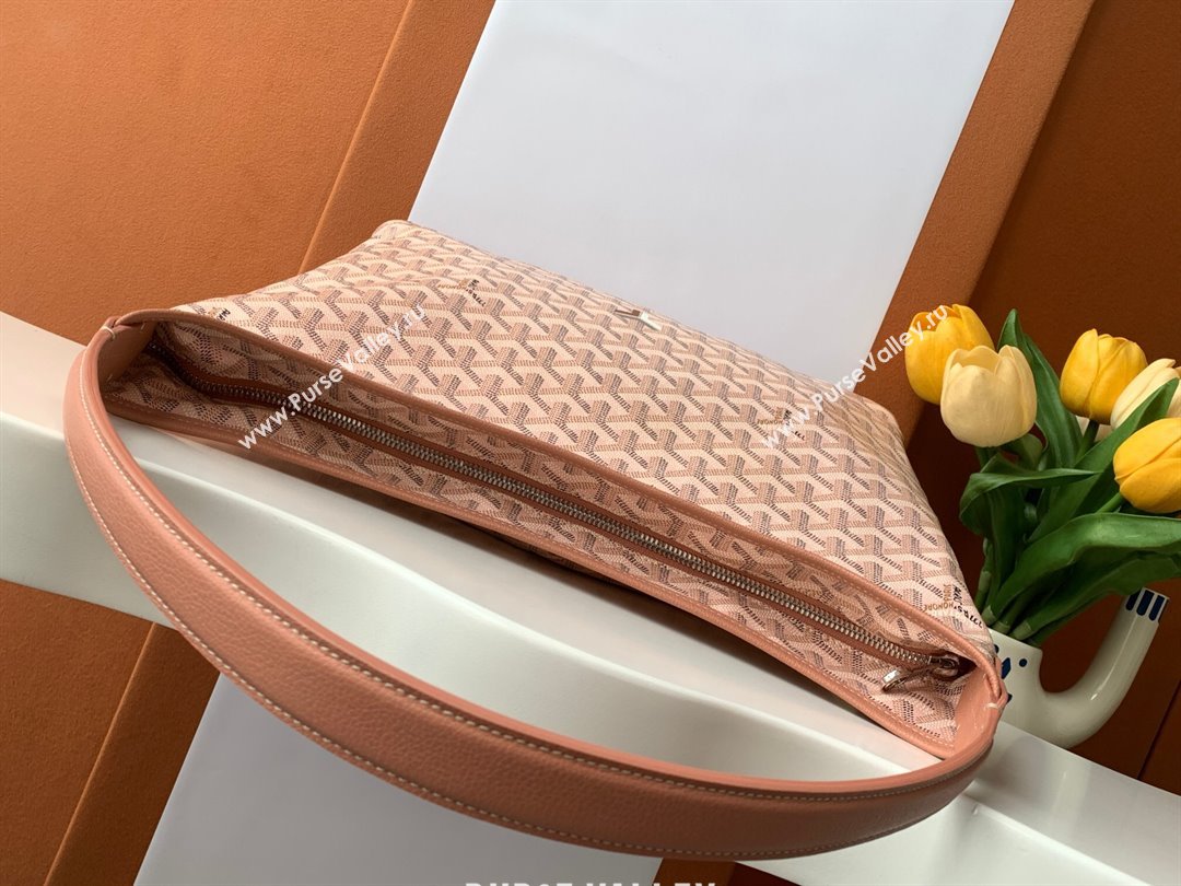 Goyard Boheme Hobo Bag Pearly Pink 2024 (ZH-24112106)