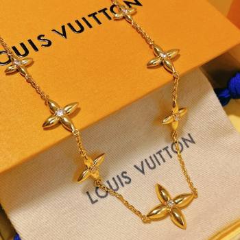 Louis Vuitton Singature Necklace LV62524 Gold 2024 (YF-24062524)