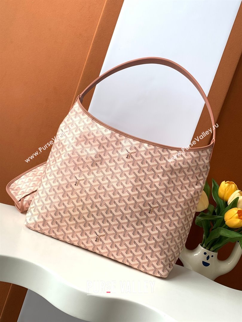 Goyard Boheme Hobo Bag Pearly Pink 2024 (ZH-24112106)