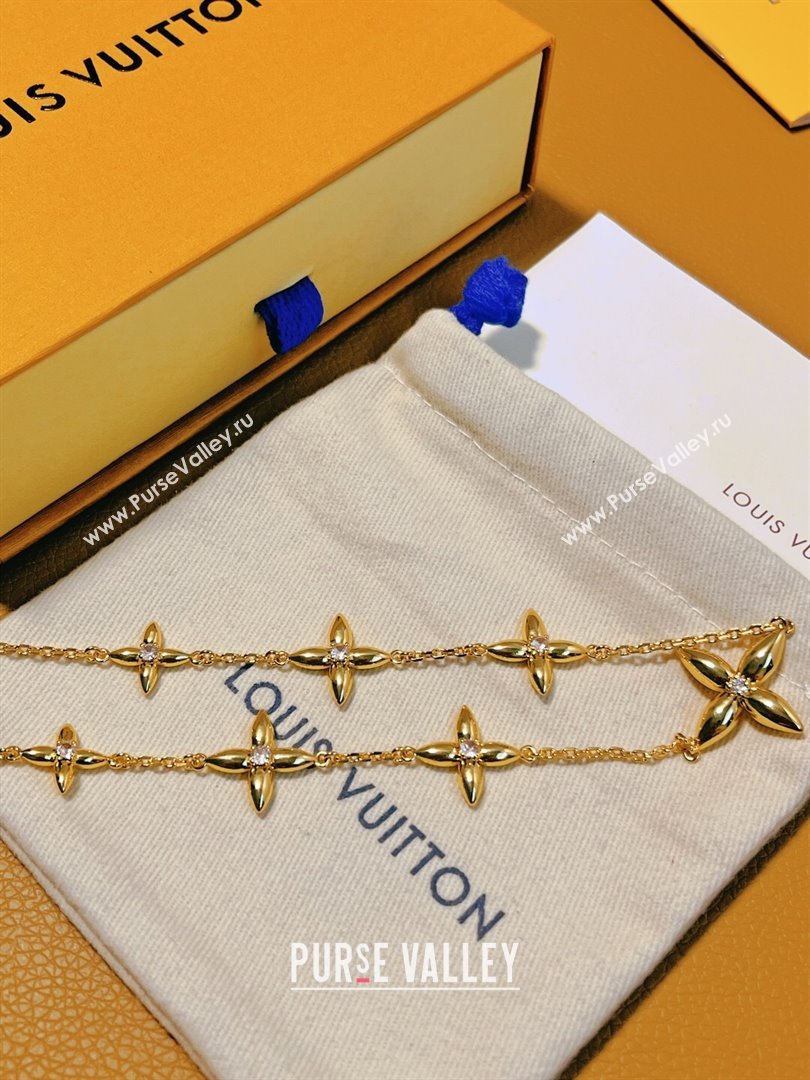 Louis Vuitton Singature Necklace LV62524 Gold 2024 (YF-24062524)