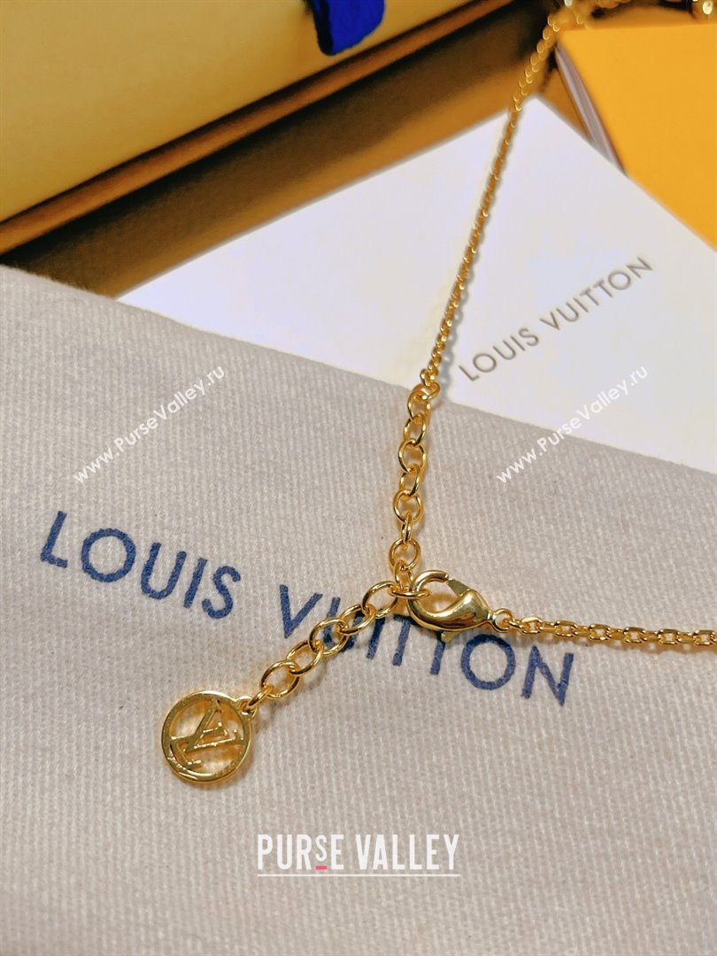 Louis Vuitton Singature Necklace LV62524 Gold 2024 (YF-24062524)