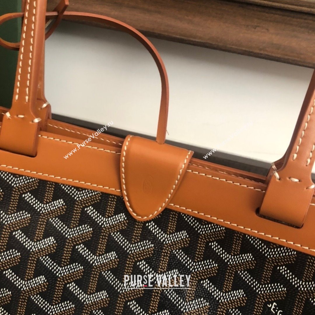 Goyard Bellechasse Biaude Tote Bag PM Tan Brown 2021 (LMGY-21091420)