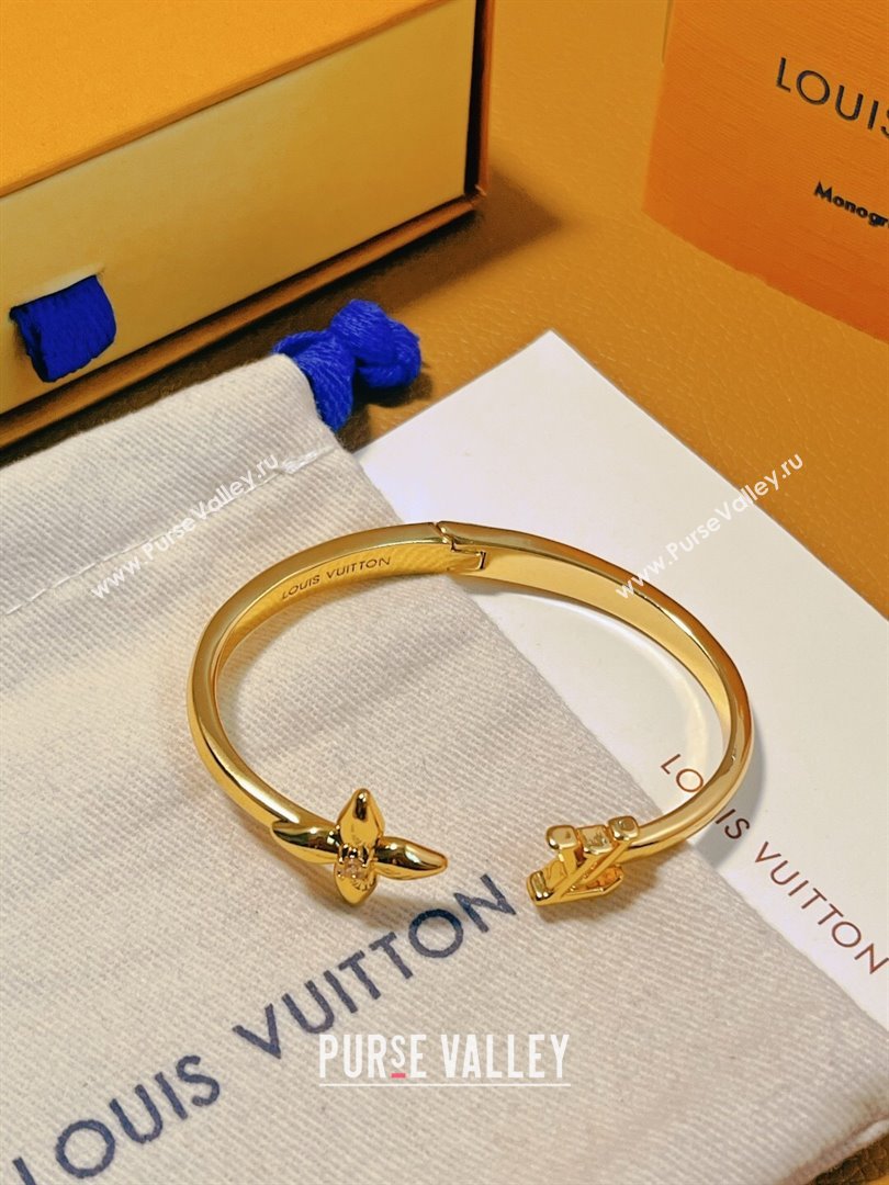 Louis Vuitton Louisette Singature Bracelet LV62525 Gold 2024 (YF-24062525)