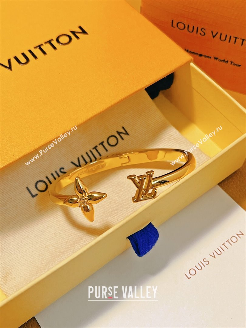 Louis Vuitton Louisette Singature Bracelet LV62525 Gold 2024 (YF-24062525)