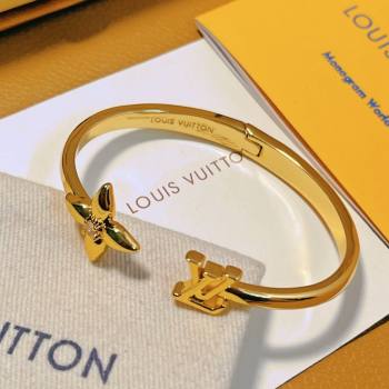 Louis Vuitton Louisette Singature Bracelet LV62525 Gold 2024 (YF-24062525)