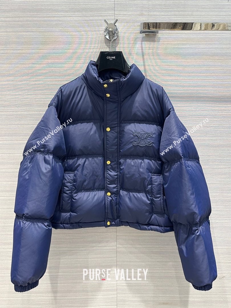 Celine Down Jacket C11228 Blue 2024 (Q-2411228)