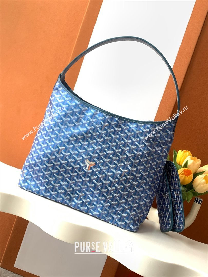 Goyard Boheme Hobo Bag Pearly Blue 2024 (ZH-24112108)