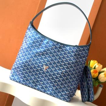 Goyard Boheme Hobo Bag Pearly Blue 2024 (ZH-24112108)